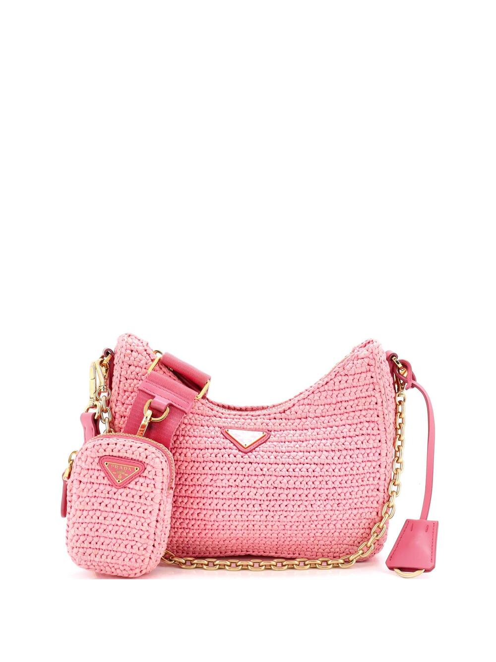 Prada Re-Edition Shoulder Bag Raffia #372930P15B